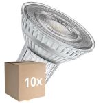 Multipack 10x Ledvance LED Reflector GU10 PAR16 6.1W 575lm 60D - 927 Extra Warm White | Dimmable - Replaces 80W