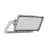 Ledvance LED Floodlight Max Radial 45 Aluminium Grey 600W 85600lm 45d - 830 Warm White | IP66 - Symmetrical
