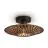 Good&Mojo Ceiling Light Kalimantan Bamboo Black | Suitable for 1x E27 